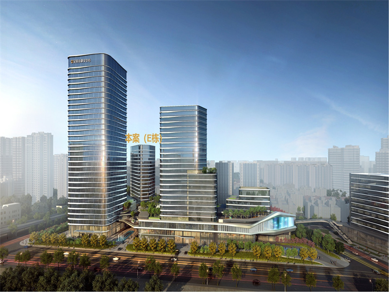 金融街融悦中心建筑群全景